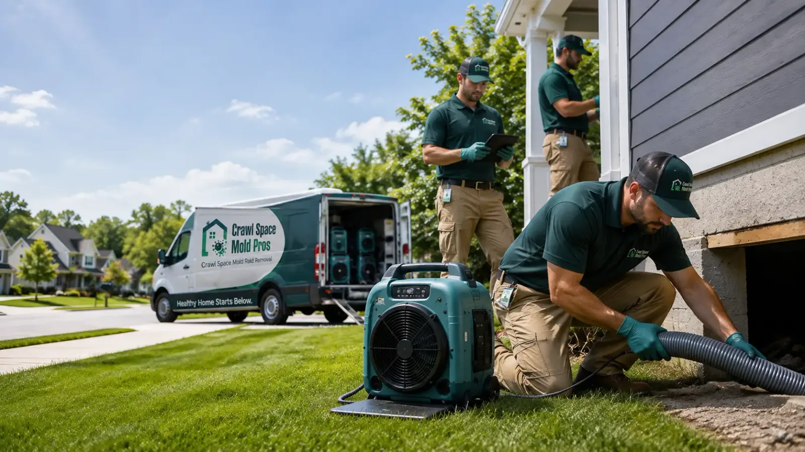Crawl Space Mold Removal in Kingston, RI